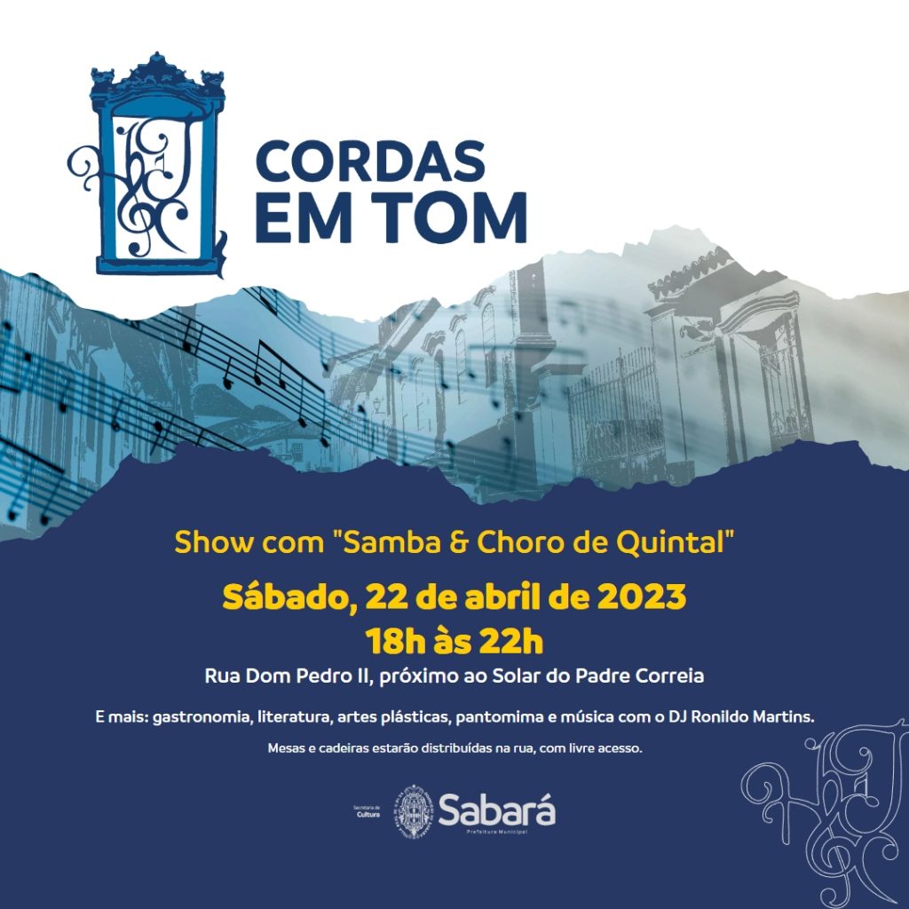 CULTURA E TURISMO: “CORDAS EM TOM”, NOVO PROJETO DA PREFEITURA, SERÁ LANÇADO NESTE SÁBADO (22/4)