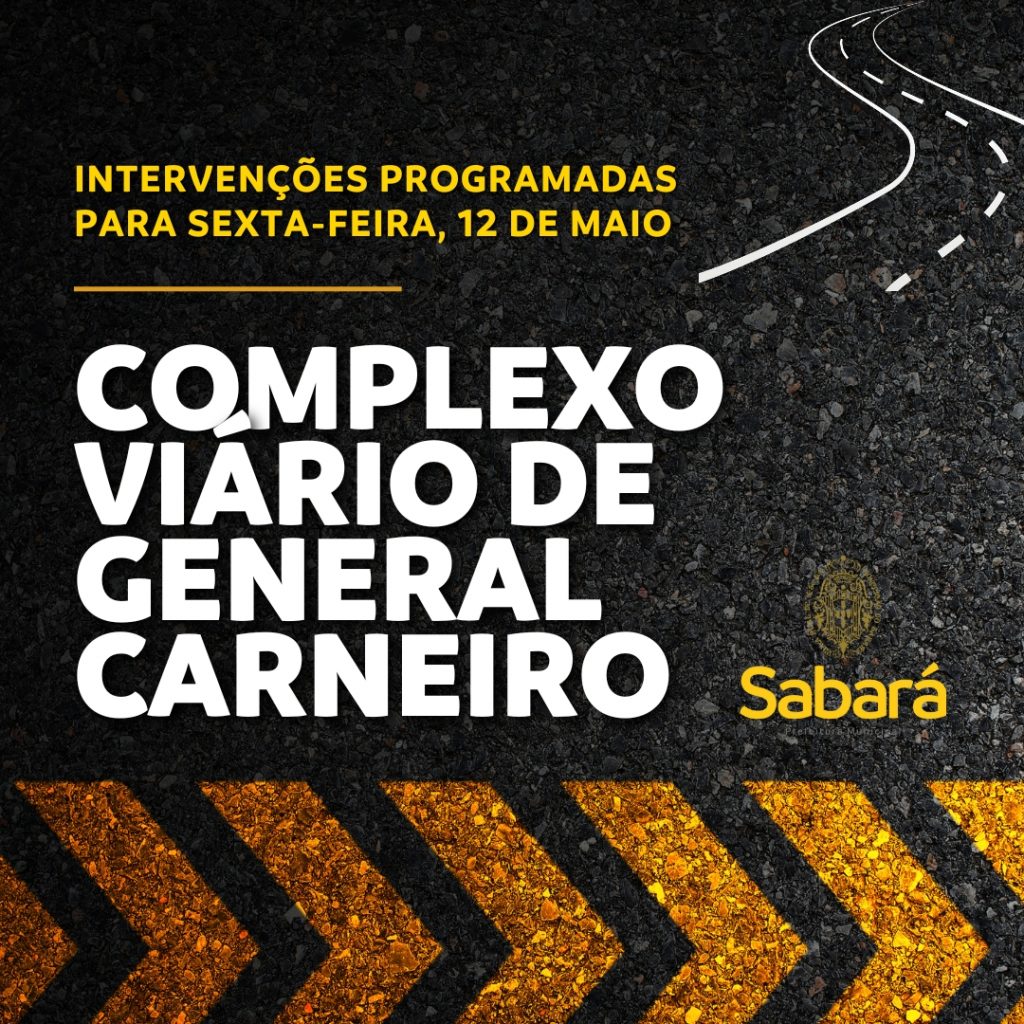 ATENÇÃO: OBRAS NO COMPLEXO VIÁRIO DE GENERAL CARNEIRO PODEM DEIXAR TRÂNSITO LENTO NESTA SEXTA-FEIRA (12/5)
