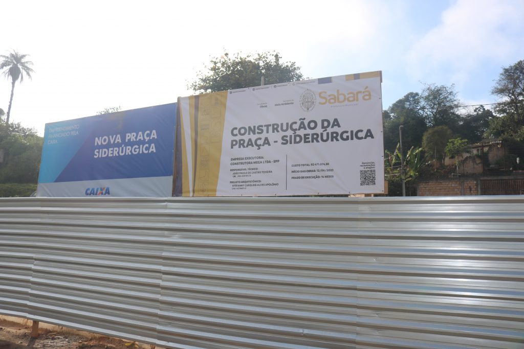 OBRAS: PREFEITURA INICIA CONSTRUÇÃO DE NOVA PRAÇA NO BAIRRO SIDERÚRGICA