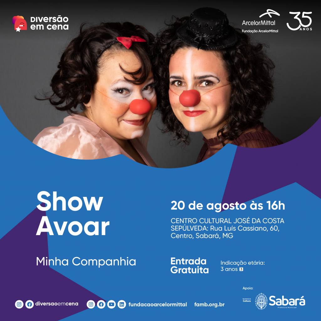 CULTURA: COM CANÇÕES E TEXTOS CRIATIVOS, “SHOW AVOAR” PROMETE INTERAÇÃO COM A PLATEIA, NO PRÓXIMO DOMINGO (20/8)