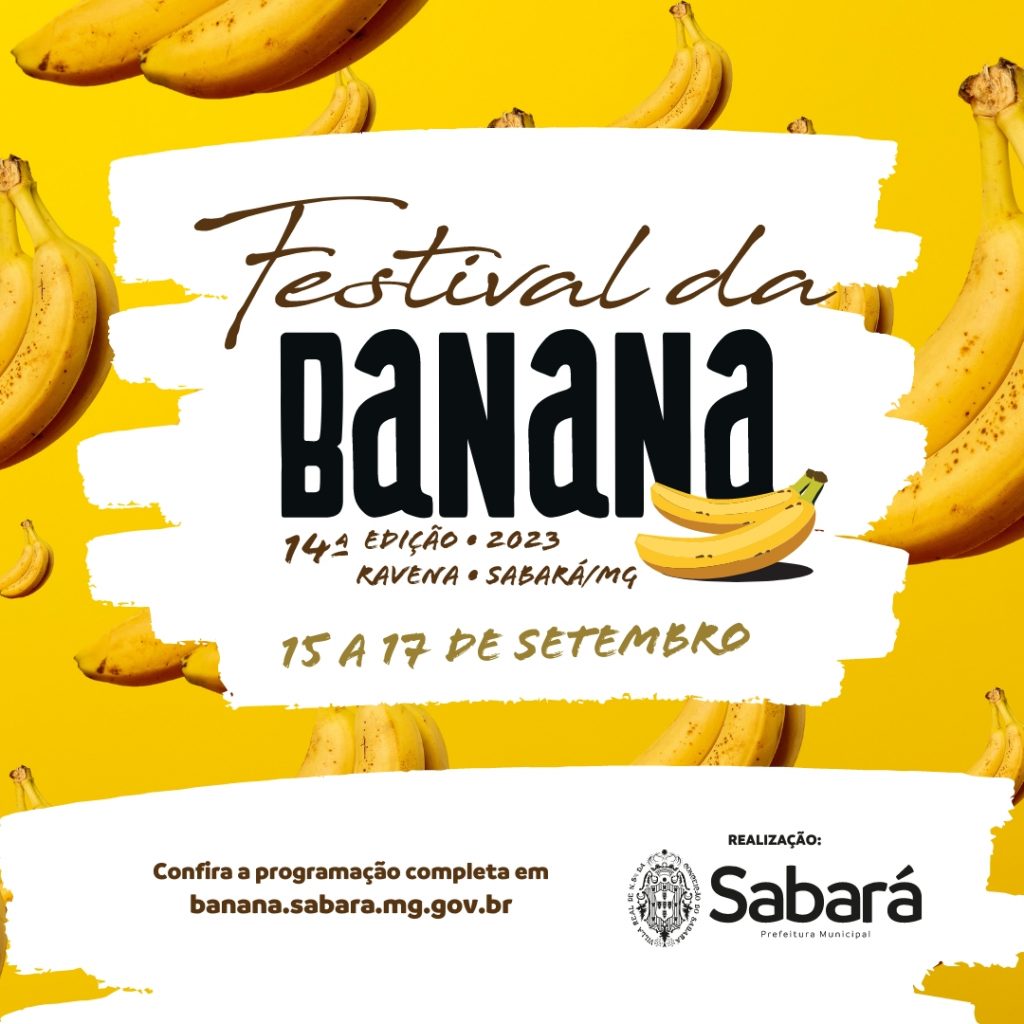 GASTRONOMIA: DIVULGADA A PROGRAMAÇÃO DA 14ª EDIÇÃO DO FESTIVAL DA BANANA, NO DISTRITO DE RAVENA