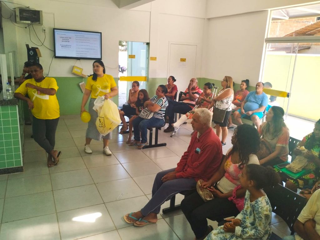 SAÚDE: PREFEITURA DE SABARÁ PROMOVE AÇÃO EDUCATIVA SOBRE O SETEMBRO AMARELO, NA UBS ROÇA GRANDE