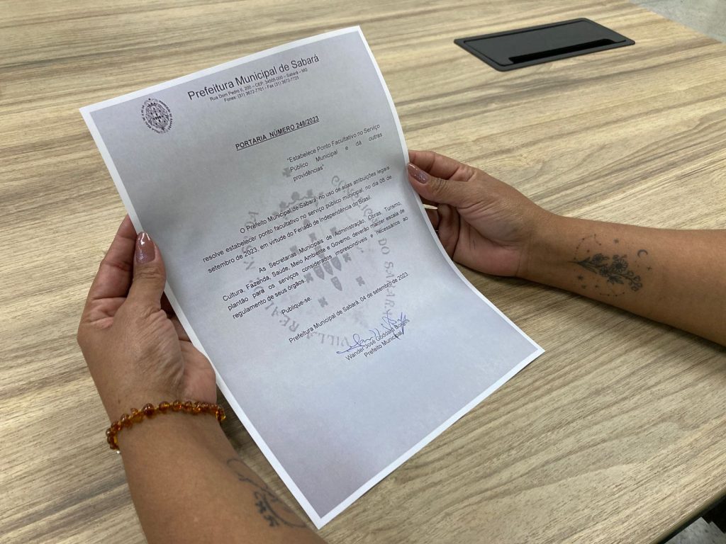 INDEPENDÊNCIA DO BRASIL: PREFEITURA ESTABELECE PONTO FACULTATIVO NA SEXTA-FEIRA (8/9)