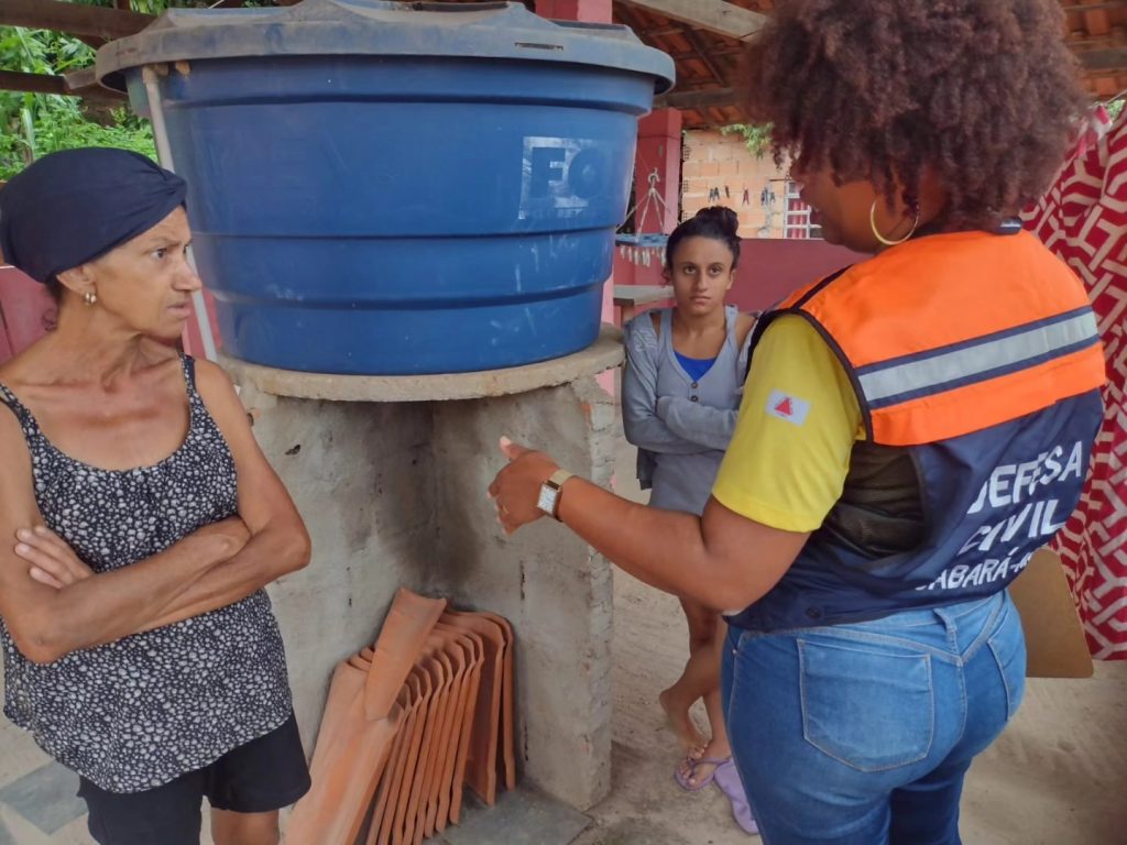 CHUVAS: DEFESA CIVIL DE SABARÁ REALIZA VISTORIAS PREVENTIVAS NA CIDADE