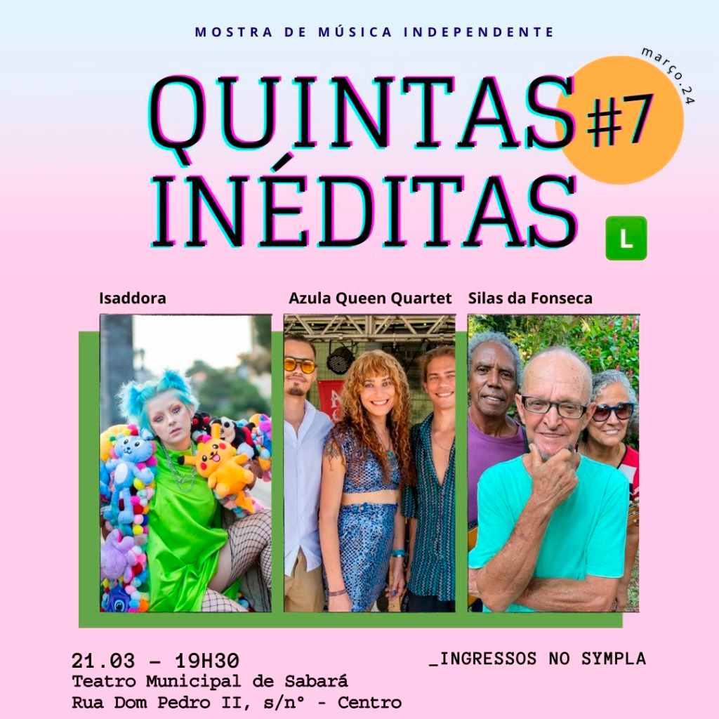 CULTURA: MOSTRA QUINTAS INÉDITAS RETOMA ATIVIDADES EM SUA 7ª EDIÇÃO