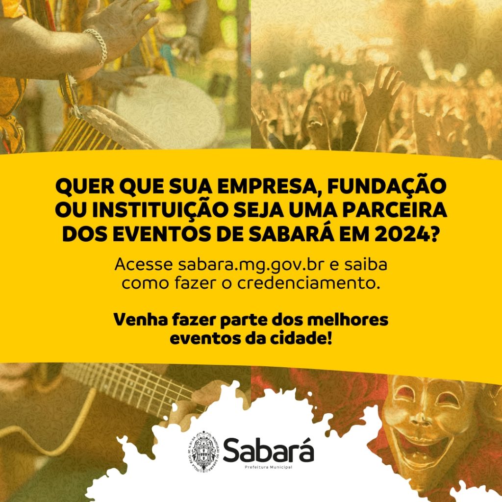 CULTURA E TURISMO: PREFEITURA SEGUE COM CHAMAMENTO PÚBLICO PARA CREDENCIAMENTO DE PARCEIROS PARA REALIZAÇÃO DE EVENTOS NA CIDADE