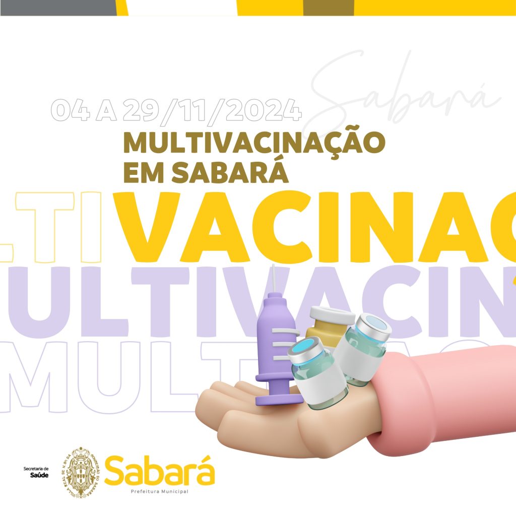 SAÚDE: CAMPANHA ESTADUAL DE MULTIVACINAÇÃO COMEÇA NA PRÓXIMA SEGUNDA-FEIRA (4/11)