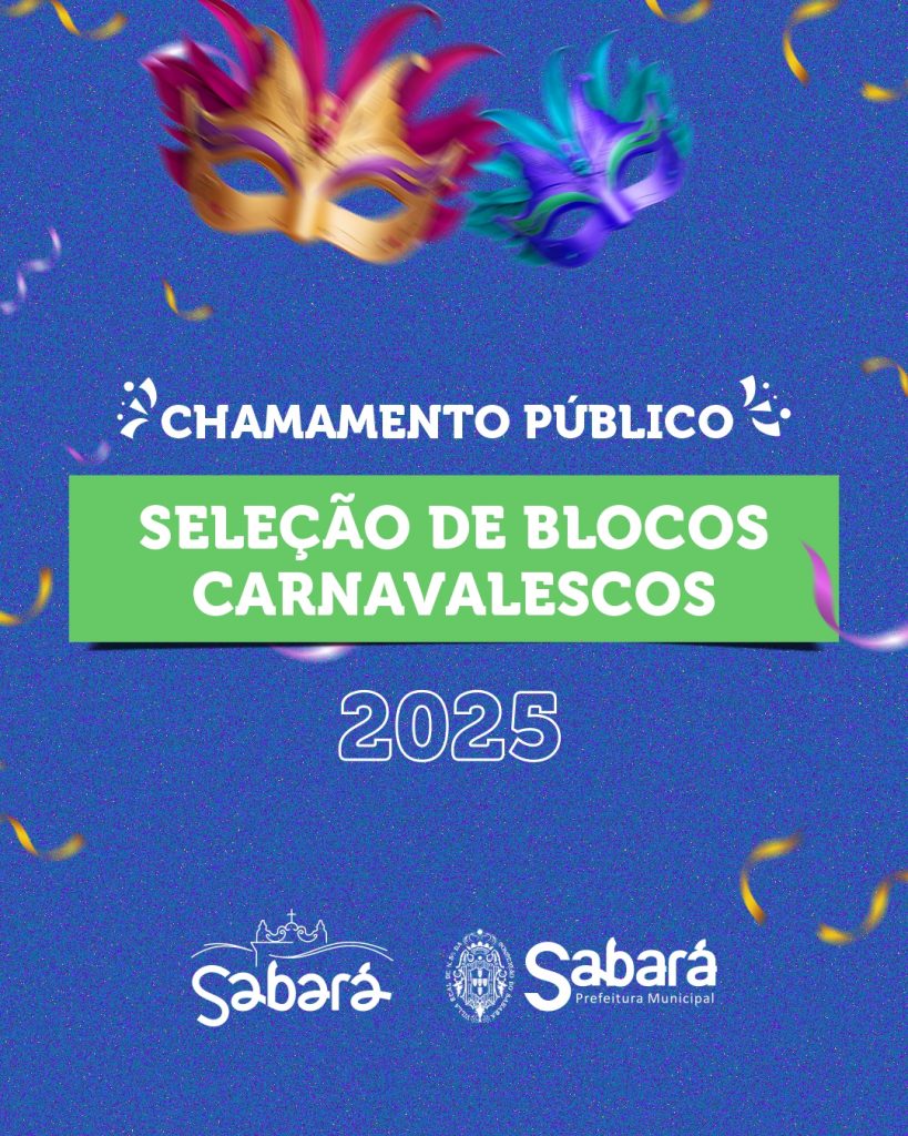 RESULTADO SELEÇÃO DE BLOCOS CARNAVALESCOS (2025)