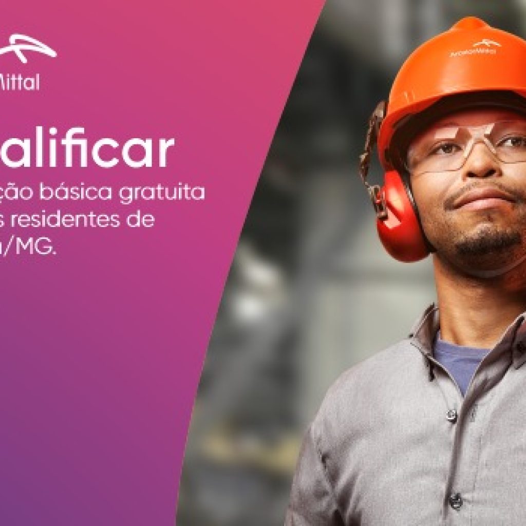 ARCELORMITTAL ABRE INSCRIÇÕES PARA CURSO GRATUITO DE QUALIFICAÇÃO PROFISSIONAL COM APOIO DA PREFEITURA DE SABARÁ