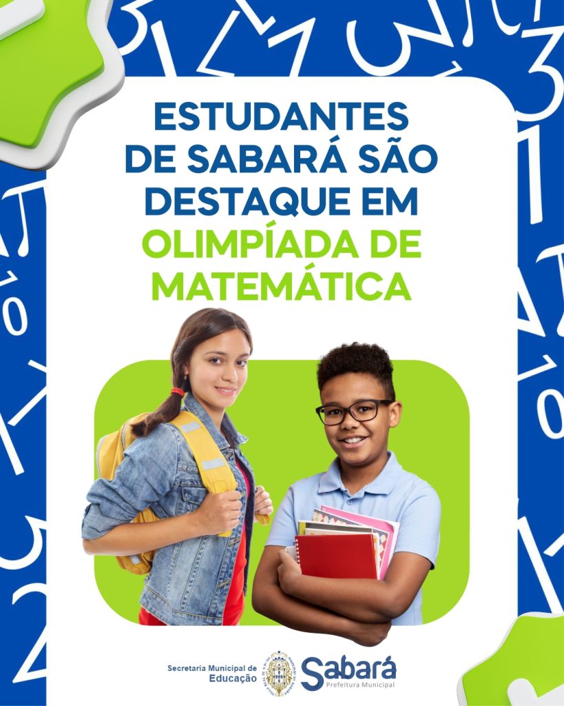 SABARÁ CELEBRA 146 ALUNOS CLASSIFICADOS PARA A 2ª FASE DA OBMEP 2025