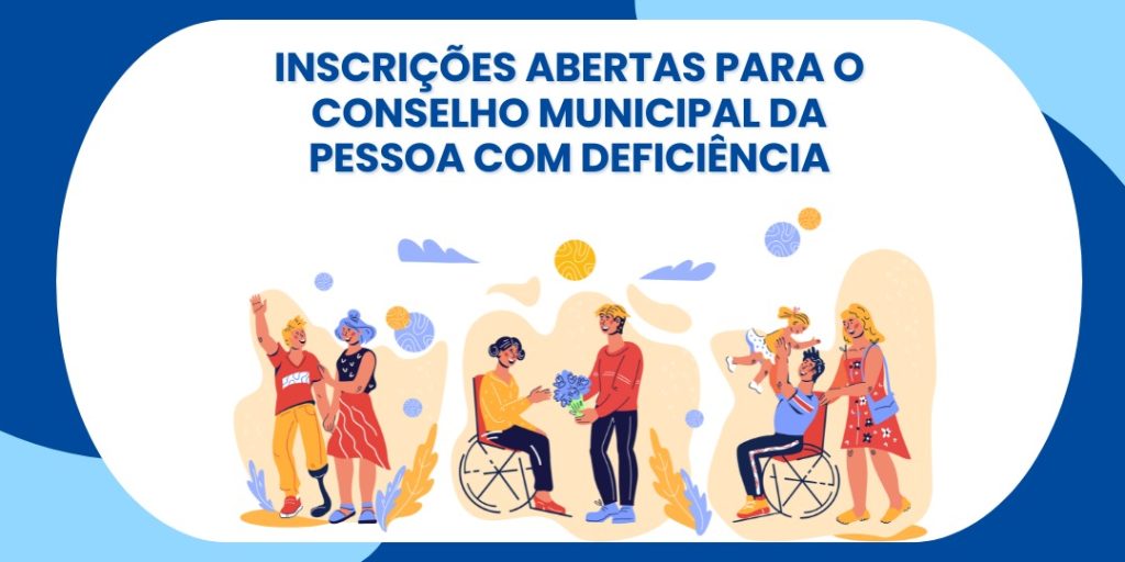 PREFEITURA DE SABARÁ ABRE INSCRIÇÕES PARA O CONSELHO MUNICIPAL DA PESSOA COM DEFICIÊNCIA (COMPED)