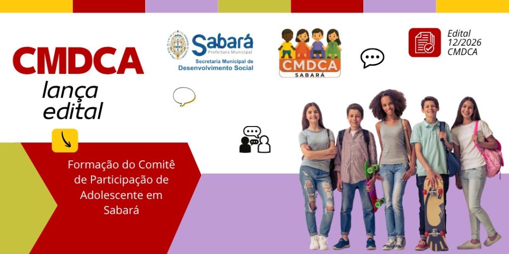 SABARÁ FORTALECE PARTICIPAÇÃO DE ADOLESCENTES NA CONSTRUÇÃO DE POLÍTICAS PÚBLICAS